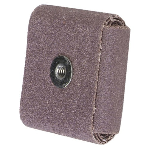 3″ × 3″ × 1/2″ Square Pad 80 Grit 1/4-20 Eyelet Aluminum Oxide - Caliber Tooling