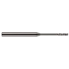 Harvey Tool - Square End Mills; Mill Diameter (mm): 1.20 ; Mill Diameter (Inch): 3/64 ; Mill Diameter (Decimal Inch): 0.0470 ; Length of Cut (Inch): 1/4 ; Length of Cut (Decimal Inch): 0.2500 ; Material: Solid Carbide - Exact Industrial Supply