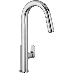 American Standard - Electronic & Sensor Faucets; Type: Sensor ; Style: Modern; Contemporary ; Type of Power: 4 AA Batteries ; Spout Type: High Arc ; Mounting Centers: Single Hole (Inch); Finish/Coating: Polished Chrome - Exact Industrial Supply