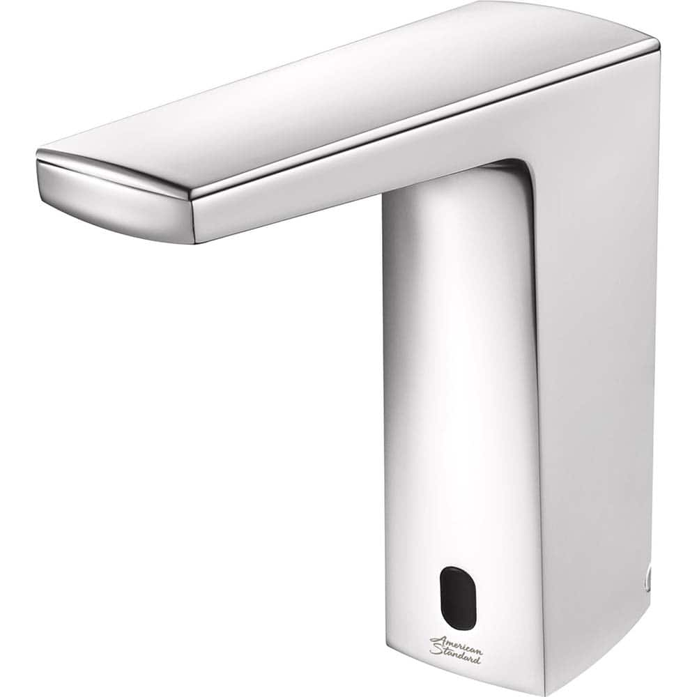 American Standard - Electronic & Sensor Faucets; Type: Sensor ; Style: Modern; Contemporary ; Type of Power: Battery ; Spout Type: Low Arc ; Mounting Centers: Single Hole (Inch); Finish/Coating: Polished Chrome - Exact Industrial Supply