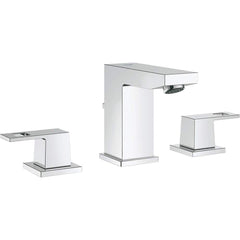 Grohe - Lavatory Faucets; Type: Widespread ; Spout Type: Low Arc ; Design: Two Handle ; Handle Type: Lever ; Mounting Centers: 8 (Inch); Drain Type: Pop-Up - Exact Industrial Supply