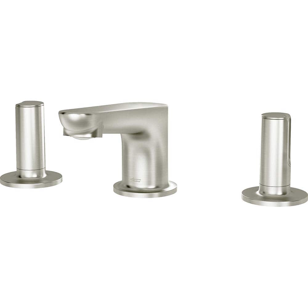 American Standard - Lavatory Faucets; Type: Deck Mount ; Spout Type: Low Arc ; Design: Two Handle ; Handle Type: Lever ; Mounting Centers: 8 (Inch); Drain Type: Pop-Up - Exact Industrial Supply