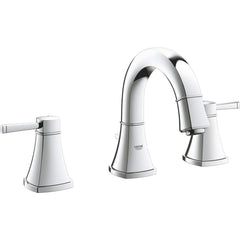 Grohe - Lavatory Faucets; Type: Widespread ; Spout Type: Low Arc ; Design: Lever ; Handle Type: Lever ; Mounting Centers: 8 (Inch); Drain Type: Pop-Up - Exact Industrial Supply