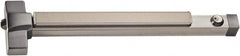 PDQ - 35 to 48" Wide Door Range, Antimicrobial, Satin Stainless Steel Finish Rim Exit Push Bar - Fits 37 to 48" Door - Caliber Tooling