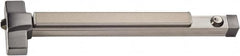 PDQ - 33 to 48" Wide Door Range, Antimicrobial, Satin Stainless Steel Finish Fire Rated Rim Exit Push Bar - Fits 37 to 48" Door - Caliber Tooling