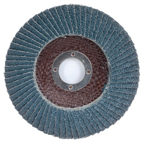 4 1/2″ × 1/4″ × 7/8″ PowerFlex Flap Disc Type 27 Flat 60 Grit - Caliber Tooling