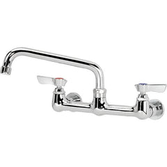 Krowne - Wall Mount, Service Sink Faucet without Spray - Two Handle, Blade Handle, Standard Spout, No Drain - Caliber Tooling