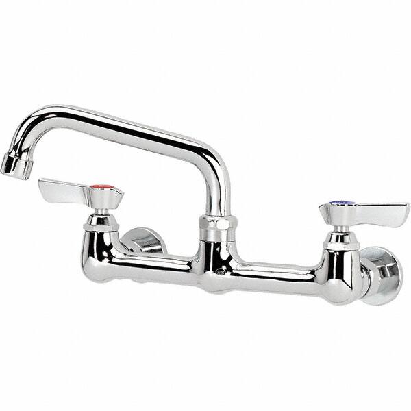 Krowne - Wall Mount, Service Sink Faucet without Spray - Two Handle, Blade Handle, Standard Spout, No Drain - Caliber Tooling