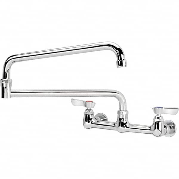 Krowne - Wall Mount, Service Sink Faucet without Spray - Two Handle, Blade Handle, Standard Spout, No Drain - Caliber Tooling