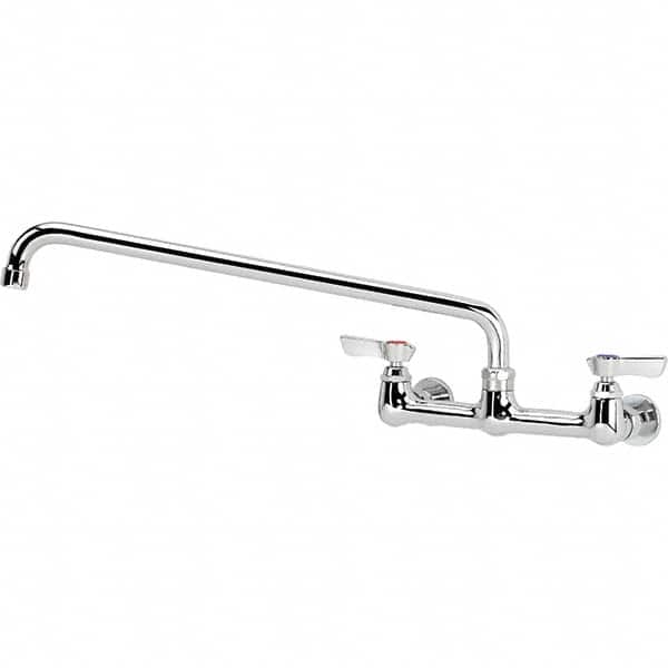 Krowne - Wall Mount, Service Sink Faucet without Spray - Two Handle, Blade Handle, Standard Spout, No Drain - Caliber Tooling