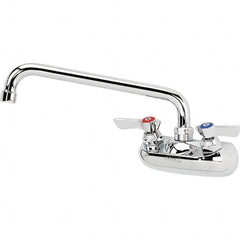 Krowne - Wall Mount, Service Sink Faucet without Spray - Two Handle, Color Coded Handle, Standard Spout, No Drain - Caliber Tooling