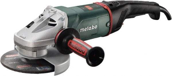 Metabo - 7" Wheel Diam, 8,500 RPM, Corded Angle & Disc Grinder - 5/8-11 Spindle, 15 Amps - Caliber Tooling