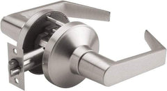 PDQ - Heavy Duty Passage Lever Lockset - 2-3/4" Back Set, Keyless Cylinder, Zinc, Antimicrobial Coated, Satin Chrome Plated Finish - Caliber Tooling