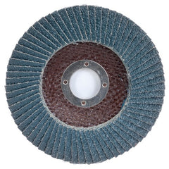 7″ × 1/4″ × 7/8″ PowerFlex Flap Disc Type 27 Flat 60 Grit - Caliber Tooling