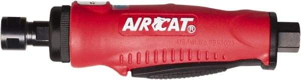 AIRCAT - 1/4" Collet, Straight Handle, Straight Air Die Grinder - 20,000 RPM, Rear Exhaust, 4 CFM, 0.38 hp, 90 psi, 1/4" Inlet - Caliber Tooling