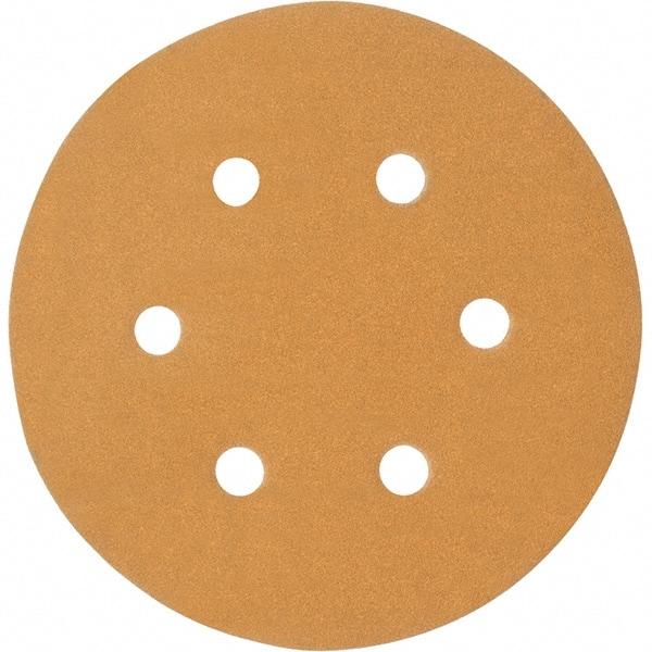 3M - 6" Diam, 220 Grit, Aluminum Oxide Hook & Loop Disc - Extra Fine Grade, Coated, Series 255L - Caliber Tooling