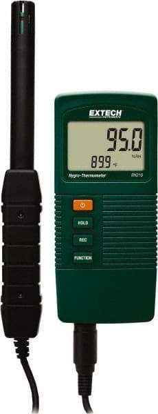 Extech - Thermometer/Hygrometers & Barometers Type: Hygrometer Minimum Relative Humidity (%): 10 - Caliber Tooling