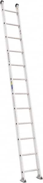 Werner - 12' High, Type IAA Rating, Aluminum Extension Ladder - 375 Lb Capacity - Caliber Tooling