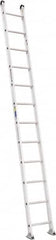 Werner - 12' High, Type IAA Rating, Aluminum Extension Ladder - 375 Lb Capacity - Caliber Tooling