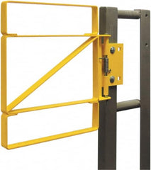 FabEnCo - Carbon Steel Self Closing Rail Safety Gate - Fits 34 to 36-1/2" Clear Opening, 25" Wide x 42" Door Height, - Caliber Tooling