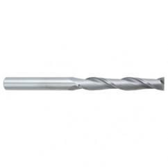 1 Dia. x 6 Overall Length 2-Flute Square End Solid Carbide SE End Mill-Round Shank-Center Cutting-Uncoated - Caliber Tooling