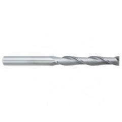 1 Dia. x 6 Overall Length 2-Flute Square End Solid Carbide SE End Mill-Round Shank-Center Cutting-Uncoated - Caliber Tooling