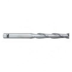 18mm Dia. x 153mm Overall Length 2-Flute Square End Solid Carbide SE End Mill-Round Shank-Center Cutting-Uncoated - Caliber Tooling