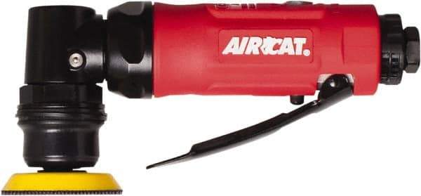 AIRCAT - 1-1/4 to 2" Disc, 13,000 RPM, Pneumatic Handheld Disc Sander - 2.5 CFM, 1/4" Inlet, 0.3 hp, 90 psi - Caliber Tooling