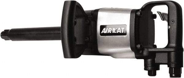 AIRCAT - 1" Drive, 5,000 RPM, 1,800 Ft/Lb Torque Impact Wrench - D-Handle, 1,400 IPM, 12 CFM, 90 psi, 1/2" NPT Inlet - Caliber Tooling