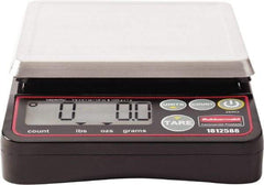 Rubbermaid - 2 Lb. Capacity, Digital Portion Control Scale - 0.1 and 1/8 oz. Graduation, 5-1/8 x 5-1/8" Platform - Caliber Tooling