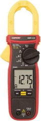 Amprobe - AMP-220, CAT III, Digital True RMS Clamp Meter with 1.378" Clamp On Jaws - 600 VAC/VDC, 600 AC/DC Amps, Measures Voltage, Capacitance, Current, microAmps, Resistance, Temperature - Caliber Tooling