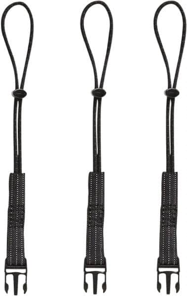 Ergodyne - 12-1/2" Tool Lanyard - Loop Connection, 13" Extended Length, Black - Caliber Tooling