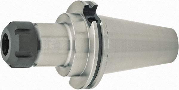 Parlec - 8.22" Projection, CAT50 Dual Contact Taper, ER32 Collet Chuck - Through Coolant - Exact Industrial Supply