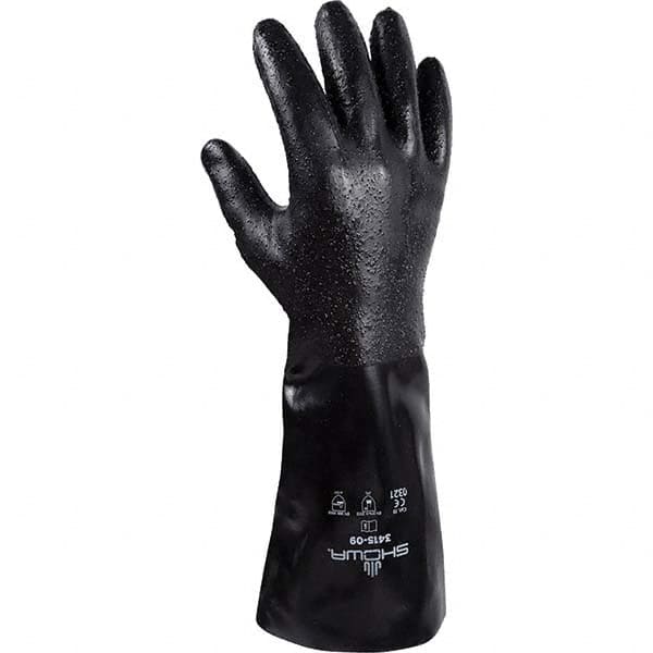 SHOWA - Chemical Resistant Gloves Material: Neoprene Size: X-Large - Caliber Tooling