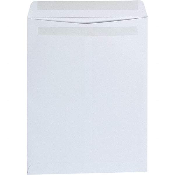 Universal One - 2.38" Long x 10-1/4" Wide Self Seal White Catalog Envelope - White - Caliber Tooling