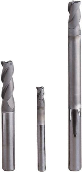 Seco - 4mm, 3 Flute, Single End, Solid Carbide, 0.2mm Corner Radius End Mill - 50mm OAL, 40° Helix, Right Hand Flute, 14mm LOC, Right Hand Cut - Caliber Tooling