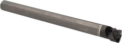 Kennametal - 1-3/8" Min Bore Diam, 12" OAL, 1" Shank Diam, E-NE Indexable Boring Bar - N. Insert, Clamp Holding Method - Caliber Tooling