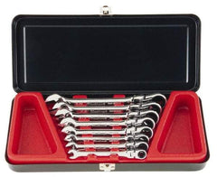 Blackhawk by Proto - 8 Piece, 5/16" to 3/4", Combination Wrench Set - Inch Measurement Standard, Full Polish Finish, Comes in Metal Case - Caliber Tooling