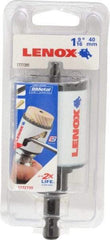 Lenox - 1-9/16" Diam, 1-1/2" Cutting Depth, Hole Saw - Bi-Metal Saw, Toothed Edge - Caliber Tooling