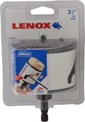 Lenox - 3-1/8" Diam, 1-1/2" Cutting Depth, Hole Saw - Bi-Metal Saw, Toothed Edge - Caliber Tooling