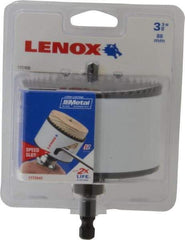 Lenox - 3-3/8" Diam, 1-1/2" Cutting Depth, Hole Saw - Bi-Metal Saw, Toothed Edge - Caliber Tooling