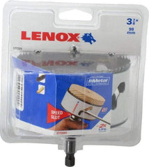 Lenox - 3-7/8" Diam, 1-1/2" Cutting Depth, Hole Saw - Bi-Metal Saw, Toothed Edge - Caliber Tooling