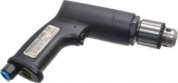 Ingersoll-Rand - 3/8" Keyed Chuck - Pistol Grip Handle, 2,100 RPM, 19 CFM, 0.5 hp, 90 psi - Caliber Tooling