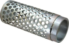 Dixon Valve & Coupling - 2" Hose, Round Hole-Long Body Strainer - Plated Steel - Caliber Tooling