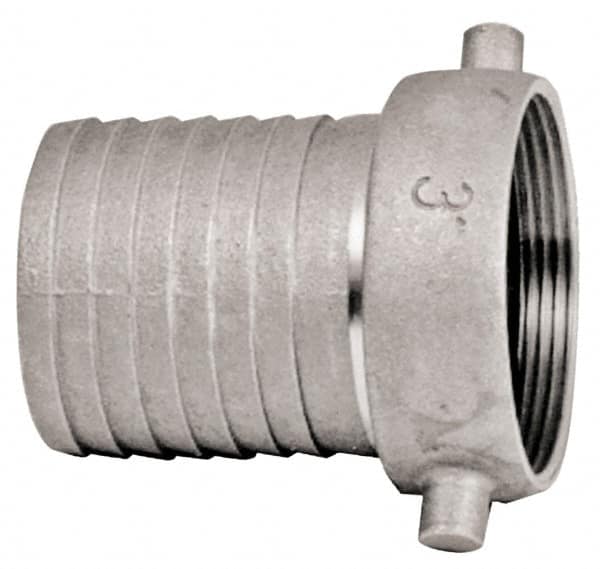 Dixon Valve & Coupling - 6" Aluminum/Brass Suction Female Coupling - Short Shank - Caliber Tooling