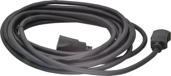 Southwire - 25', 14/3 Gauge/Conductors, Black Outdoor Extension Cord - 1 Receptacle, 15 Amps, UL SJEOW, NEMA 5-15P, 5-15R - Caliber Tooling