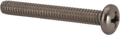 Value Collection - 1/4-20 UNC, 2" Length Under Head Phillips Drive Machine Screw - Pan Head, Grade 316 Stainless Steel, Uncoated, Without Washer - Caliber Tooling