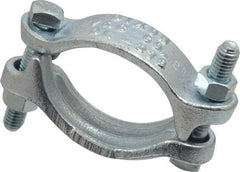 Dixon Valve & Coupling - 2-1/2 to 2-3/4" OD, Double Bolt Iron Clamp - Plated Malleable Iron - Caliber Tooling