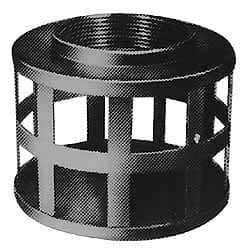 Kuriyama of America - 3" Hose, Square Hole Strainer - Plated Steel - Caliber Tooling