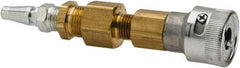 North - 2" Long, 1/2" Internal Diam, Coupler for SAR Systems - Gold & Silver, Compatible with CF2000 Series - Caliber Tooling